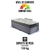 Imagem do Base Box Baú 96x203 Suede Cinza com Colchão Adapto Molas Ensacadas