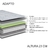 Bicama Box Baú 96x203x42 Courino Linho Bege com Colchão Adapto Molas Ensacadas Ecoflex