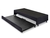 Bicama Box Solteiro Suede Preto 88x188x28 cm com Colchão Ecoline D23 Espuma e Colchão Auxiliar Ecoflex - loja online
