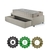 Cama Box Solteiro com Gaveta 88x188 cm Revestida em Courino Linho Areia com Colchão Airtech Ortobom - loja online