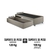 Box Com Gaveta 120 126x208x38 cm Linho Bege