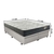 Cama Box Super King Baú Courino Linho Areia 193x203 com Colchão Adapto Molas Ensacadas Ecoflex - comprar online