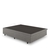 Base Box Baú Viúva 128x188x42cm Courino Linho Cinza - comprar online