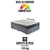 Imagem do Cama Box Queen com Baú 158x198 com Colchão Adapto Molas Ensacadas Ecoflex Suede Cinza