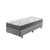 Cama Box Solteirão Linho Cinza 96x203 com Colchão Adapto Molas Ensacadas Ecoflex na internet