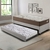 Bicama Box Solteiro Courino Linho Cinza 88x188x28 cm com Colchão Relax Adorabile Molas Ensacadas e Colchão Auxiliar Ecoflex na internet