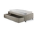 Cama Box Solteirão com Gaveta 88x188 cm Revestida em Linho Bege com Colchão Hanover Inducol - loja online