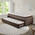Bicama Box Solteiro Suede Marrom 88x188 com Colchão Classic Molas Ensacadas Anjos na internet