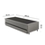 Bicama Box Com Baú Solteirão 96x203 com Colchão Auxiliar Courino Linho Cinza - B&G Camas e Colchões