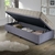 Base Box Baú 96x203 Suede Cinza com Colchão Airtech Ortobom Molas Ensacadas na internet