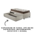 Cama Box Solteiro com Gaveta 88x188 cm Revestida em Courino Linho Areia com Colchão Relax Adorabile Ecoflex - comprar online