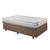 Base Box Baú 88x188 Linho Marrom com Colchão Hanover Inducol na internet
