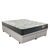 Cama Box Baú Queen 158x198 Courino Linho Areia com Colchão Adapto Molas Ensacadas Ecoflex - comprar online