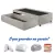 Box Com Gaveta 120 126x208x38 cm Courino Linho Areia - comprar online