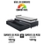Imagem do Cama Box Solteiro com Gaveta 88x188 cm Revestida em Linho Cinza com Colchão Cama inHouse Ecoflex