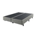 Cama Box Queen Size 158x198 Courino Linho Cinza com Colchão Adapto Molas Ensacadas Ecoflex