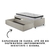Cama Box Solteiro com Gaveta 88x188 cm Revestida em Courino Linho Areia com Colchão Cama inHouse Ecoflex - comprar online