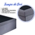Imagem do Base Box Baú Solteirinho 78x188x42cm Suede Cinza