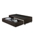 Box Com Gaveta 120 126x208x38 cm Courino Linho Marrom na internet