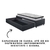 Cama Box Solteiro com Gaveta 88x188 cm Revestida em Linho Cinza com Colchão Cama inHouse Ecoflex - comprar online