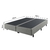 Cama Box Queen Size 158x198 Courino Linho Cinza com Colchão Adapto Molas Ensacadas Ecoflex - comprar online