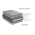 Cama Box com Baú Courino Linho Bege 138x188 com Colchão Casal Relax Adorabile Molas Ensacadas Ecoflex