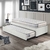 Bicama Box Solteiro Courino Linho Branco 88x188 com Colchão Hanover Molas Ensacadas Inducol na internet