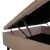 Base Box Casal com Baú 138x188x42cm Courino Linho Bege - loja online