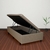 Base Box com Baú Solteiro 88x188x42 cm Courino Linho Bege