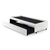 Bicama Box para Dois Colchões Solteirão 96x203x38 cm Courino Linho Branco - comprar online