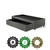 Box Com Gaveta 120 126x208x38 cm Courino Linho Cinza - loja online