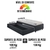 Imagem do Cama Box Solteirão com Gaveta 88x188 cm Revestida em Linho Cinza com Colchão Hanover Inducol