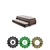 Bicama Box Solteiro Suede Marrom 88x188 com Colchão Classic Molas Ensacadas Anjos - loja online