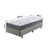 Cama Box Solteirão Linho Cinza 96x203 com Colchão Adapto Molas Ensacadas Ecoflex - comprar online