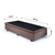 Base Box Baú Solteirinho 78x188x42cm Suede Marrom - comprar online