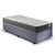 Base Box Baú 96x203 Suede Cinza com Colchão Adapto Molas Ensacadas - comprar online
