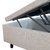 Cama Box com Baú King Courino Linho Areia 193x203 com Colchão Adapto Molas Ensacadas Ecoflex - loja online