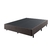 Cama Box Casal Courino Linho Marrom 138x188 com Colchão Adapto Molas Ensacadas Ecoflex