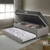 Bicama Box Baú Solteiro 88x188x42 Courino Linho Cinza com Colchão de Espuma Dual Firme Ecoflex na internet