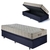 Base Box Baú 88x188 Suede Preto com Colchão Airtech Ortobom Molas Ensacadas