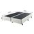 Cama Box King Size 193x203 Courino Linho Branco com Colchão Adapto Molas Ensacadas Ecoflex na internet