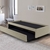 Bicama Box para Dois Colchões Solteiro Courino Linho Bege 88x188x38 cm na internet