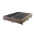 Cama Box King Linho Marrom 193x203 com Colchão Adapto Molas Ensacadas Ecoflex