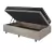 Base Box Baú 88x188 Linho Bege com Colchão Gransleep Molas Verticoil - B&G Camas e Colchões