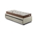 Bicama Box Solteiro Linho Bege 88x188 com Dois Colchões Relax Adorabile Ecoflex Molas Ensacadas na internet