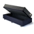 Base Box Baú 96x203 Suede Preto com Colchão Adapto Molas Ensacadas - B&G Camas e Colchões
