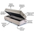 Base Box Baú 88x188 Suede Bege com Colchão Airtech Ortobom Molas Ensacadas - loja online