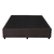 Cama Box Casal Courino Linho Marrom 138x188x38 cm - B&G Camas e Colchões