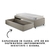 Cama Box Solteirão com Gaveta 88x188 cm Revestida em Linho Bege com Colchão Hanover Inducol - comprar online