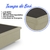 Base Box Baú Casal 138x188x42 cm Courino Linho Areia - comprar online
